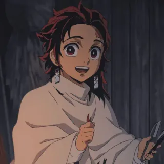 😀 Tanjiro Kamado Demon Slayer anime, demon slayer, tanjiro, character, manga whatsapp sticker