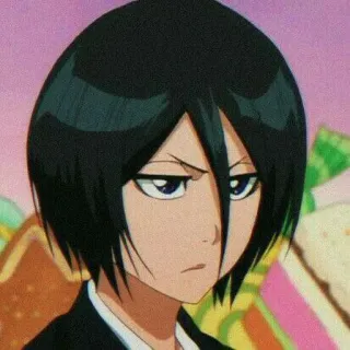 💈 Rukia Kuchiki Bleach Anime, Bleach, Rukia Kuchiki, Manga, Charakter, Cartoon, Japanische Animation whatsapp sticker