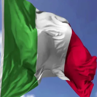 🇮🇹 bandera, italia, italiano, bandera nacional telegram sticker