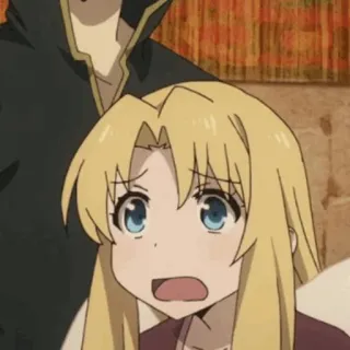 🥚 Filo Rising of the Shield Hero 애니메이션, 필로, 방패 용사 성공담, 귀여운, 금발 telegram sticker
