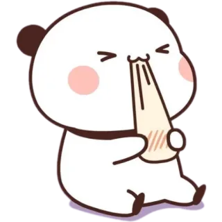 😤 การ์ตูน, แพนด้า, น่ารัก, สัตว์, สติกเกอร์, คาวาอิ telegram sticker