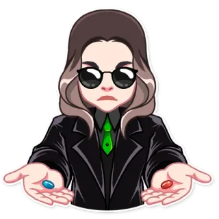 Hackerwoman @paradisecurity whatsapp stickers