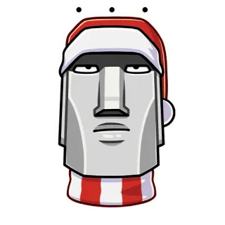 Моаи Сноун (@TgSticker) telegram stickers