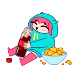 Pretty Friends telegram stickers