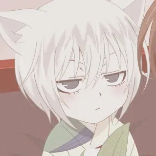 🦊 Tomoe Kamisama Kiss anime, fox, character, manga, cute telegram sticker