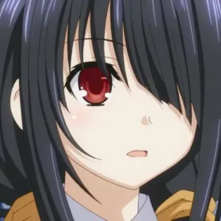 😯 Kurumi Tokisaki Date A Live อนิเมะ, เดทอะไลฟ์, คุรุมิ โทคิซากิ, ตัวละคร whatsapp sticker