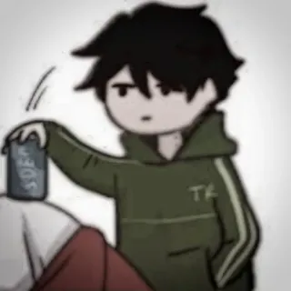 🐾 SODA содовая, напиток, банка, мультик, мальчик whatsapp sticker