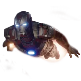 🚀 Iron Man Iron Man, Marvel, superhéroe, volar, armadura, personaje de cómic whatsapp sticker