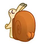 🫤 兔子, 蜗牛, 动物, 卡通 telegram sticker