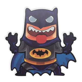 🙁 Batman batman, superhero, cartoon, dc comics telegram sticker