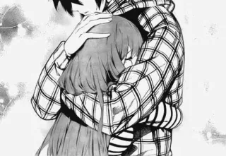 💞 Anime, Câlin, Affection, Manga, Couple, Amour telegram sticker