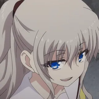 😃 Nao Tomori Charlotte Anime, Personagem, Nao Tomori, Charlotte, Garota, Desenho animado, Animado whatsapp sticker