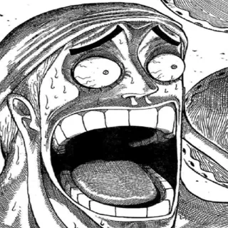 😟 anime, manga, shocked, surprised, cartoon, character, expression telegram sticker