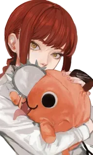 ❤️ Makima Chainsaw Man anime, manga, Makima, Chainsaw Man, Pochita telegram sticker