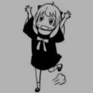 🎀 Anya Forger Spy x Family Anya Forger, Spy x Family, Anime, Manga, Cartoon, Charakter telegram sticker