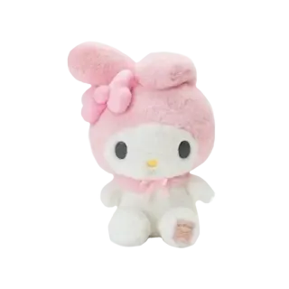 🥛 My Melody My Melody, Sanrio, kawaii, niedlich, Plüsch, rosa Hase, Cartoon telegram sticker