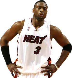 ☹ Dwyane Wade 농구, NBA, 마이애미 히트, 운동선수, 스포츠 telegram sticker