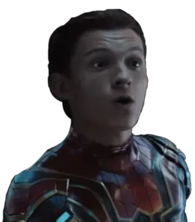 😲 Spider-Man Marvel, Super-héros, Spider-Man, Peter Parker, Tom Holland telegram sticker