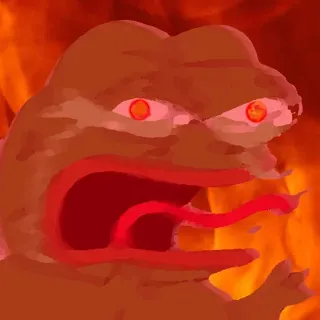 😡 Pepe the Frog Мем, Пепе, Лягушка, Злой, Интернет мем whatsapp sticker
