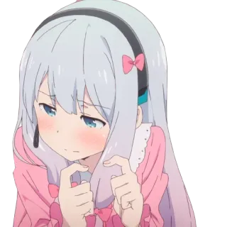 ✨ Izumi Sagiri Eromanga Sensei anime, girl, cartoon, kawaii, cute, sagiri, eromanga sensei telegram sticker