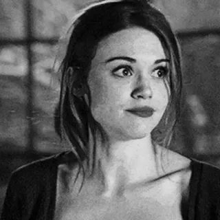 ⚡ Lydia Martin Teen Wolf лидия мартин, волчонок, холланд роден, женщина, испуганная telegram sticker
