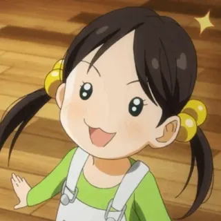 🥺 anime, cartoon, girl, child, cute, happy telegram sticker