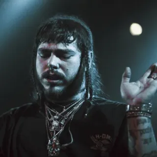 🚬 Post Malone Post Malone, muzikant, zanger, rapper, beroemdheid telegram sticker