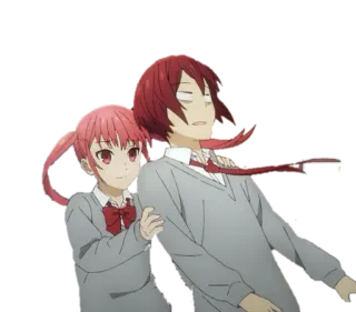 😐 Anime, Coppia, Romance, Amore, Carino telegram sticker