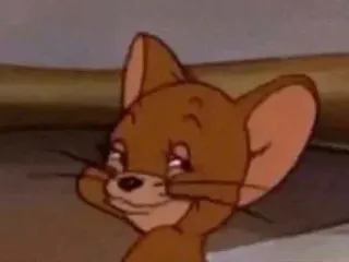 😂 Jerry Tom and Jerry Desenho animado, Rato, Expressão, Meme, Engraçado telegram sticker