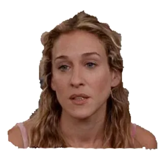 🤔 Carrie Bradshaw Sex and the City actress, blonde, tv show, fashion telegram sticker
