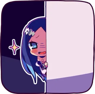 😈 Anime, Lucu, Gadis, Kartun, Stiker, Ilustrasi telegram sticker