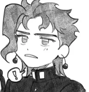 ❗ Noriaki Kakyoin JoJo's Bizarre Adventure Anime, Personaggio, Le bizzarre avventure di JoJo, Kakyoin, Noriaki Kakyoin telegram sticker