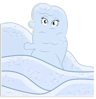 ❄️ personagem, animado, desenho animado, fofo, ilustração, adesivo telegram sticker