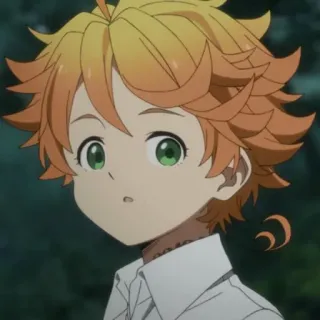 😯 Anime, Kartun, Emma, The Promised Neverland, Karakter, Gadis whatsapp sticker
