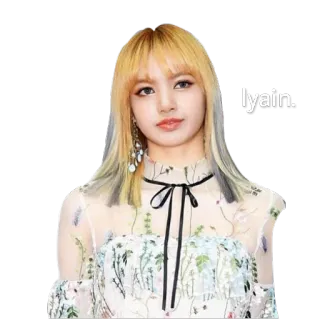 🙃 Lisa lyain. kpop, music, idol, woman, singer, celebrity telegram sticker