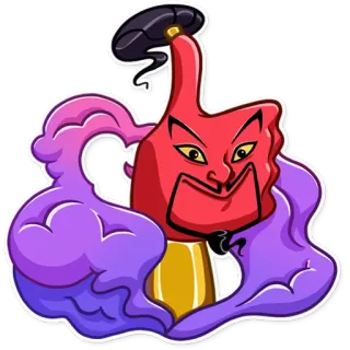 Evil Genie whatsapp stickers