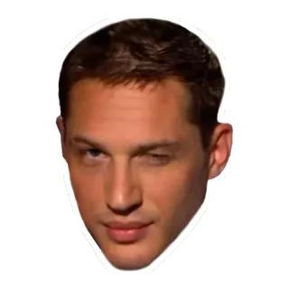 😉 Tom Hardy attore, celebrità, persona, faccia, uomo telegram sticker