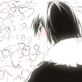 🙂 Anime, Manga, Corazones, Amor, Romance telegram sticker