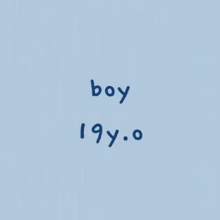 ✨ boy
19y.o whatsapp sticker