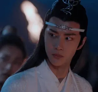 🤍 Lan Wangji The Untamed Drama chinois, Historique, Fantastique, Homme, Homme, Costume, Asiatique telegram sticker