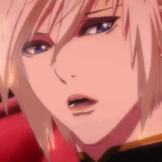 🍎 Anime, Nhân vật, Tóc vàng, Manga, Chân dung telegram sticker