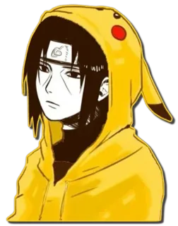 😕 Itachi Uchiha Naruto Anime, Itachi, Pikachu, Crossover, Fanart, Manga telegram sticker
