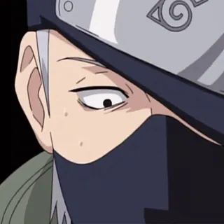 😳 Kakashi Naruto Anime, Ninja, Kakashi, Manga, Sharingan telegram sticker