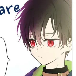🇹🇹 are アニメ, マンガ, 少年, 赤い目, 漫画 telegram sticker