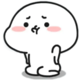 😞 character, cute, sticker telegram sticker