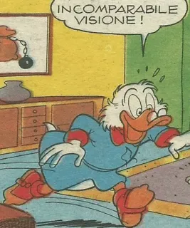 😍 INCOMPARABILE VISIONE! Picsou, BD, Dessin animé, Canard telegram sticker