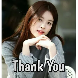 😌 Thank You grazie, gratitudine, apprezzamento, saluto telegram sticker
