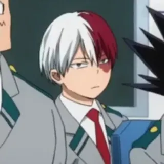 ❄️ Shoto Todoroki My Hero Academia Anime, Manga, My Hero Academia, Shoto Todoroki, Postać telegram sticker