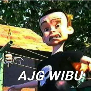 😐 Sid Phillips Toy Story AJG WIBU Toy Story, Sid, AJG WIBU, Meme, offensant, méchant telegram sticker