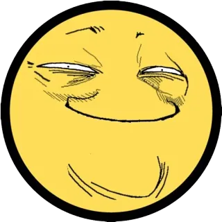 😀 meme, emoji, smug, face, internet, expression telegram sticker